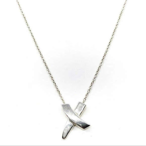 Tiffany and Co. Necklace Picasso Kiss X Silver 925 3704759